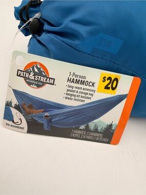 Blue 1-Person Hammock